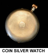 Coin Silver Watch